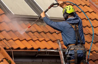 Démoussage et hydrofuge de toiture à Flottemanville